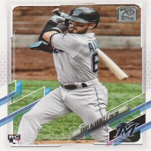 Eddy Alvarez - 2021 Topps 70th Anniversary Series 1 MLB Rookie Card